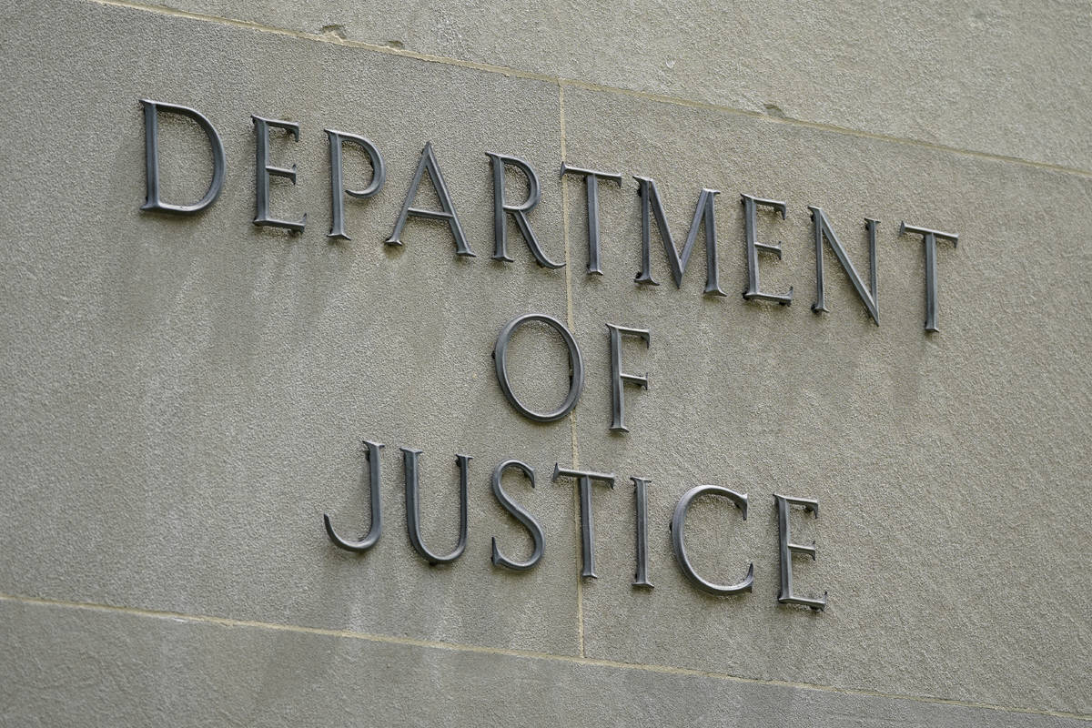 Robert F. Kennedy Department of Justice building in Washington. (AP Photo/Patrick Semansky)
