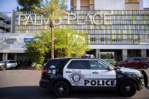 Las Vegas police investigate after two women were found dead after an apparent murder-suicide i ...