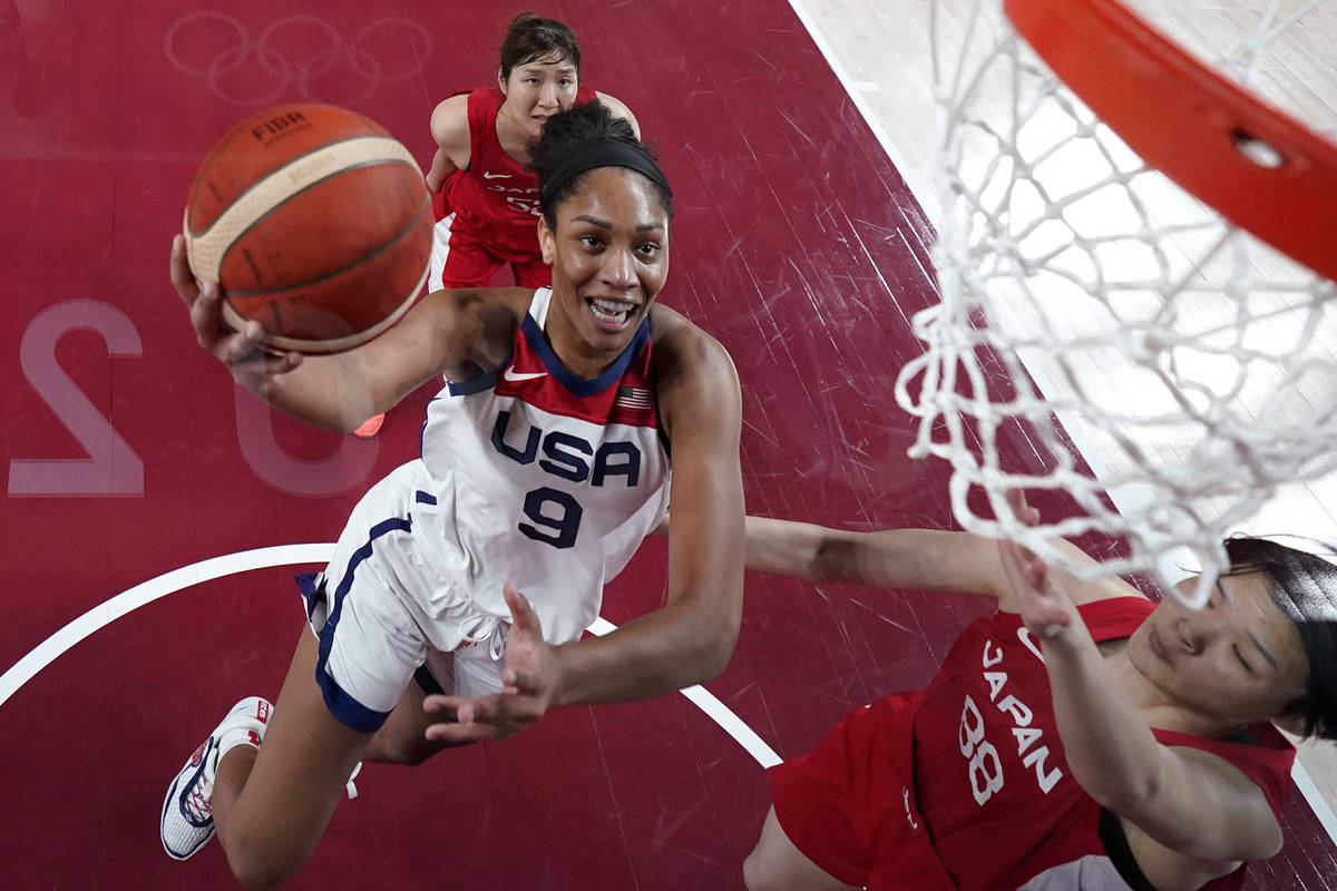 A'ja Wilson, Chelsea Gray win Olympic gold medals with USA | Las Vegas  Review-Journal