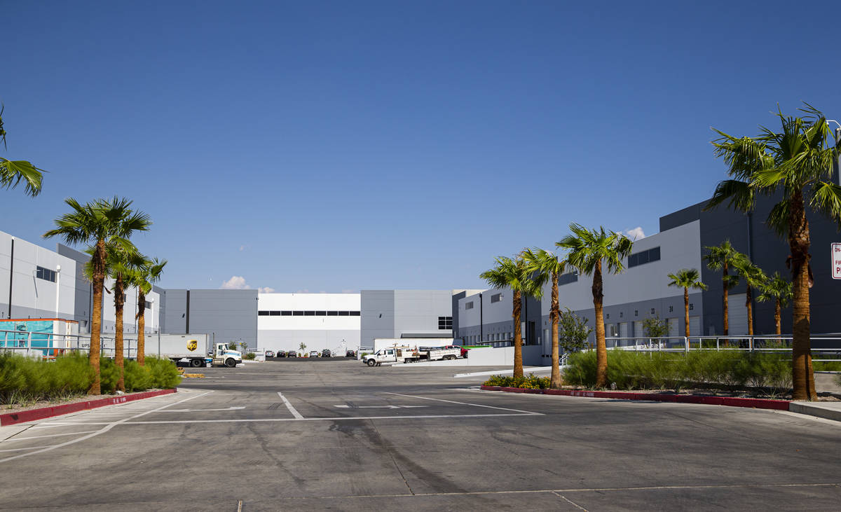 Buildings at the Matter Logistics Center industrial complex are pictured in North Las Vegas on ...