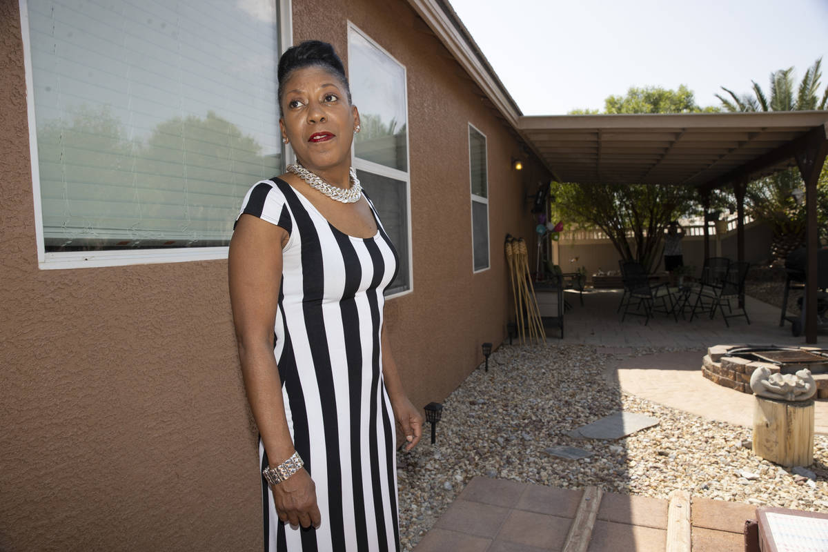 Teresa Washington gives a tour of her home in the Burson Ranch community in Pahrump, Wednesday, ...
