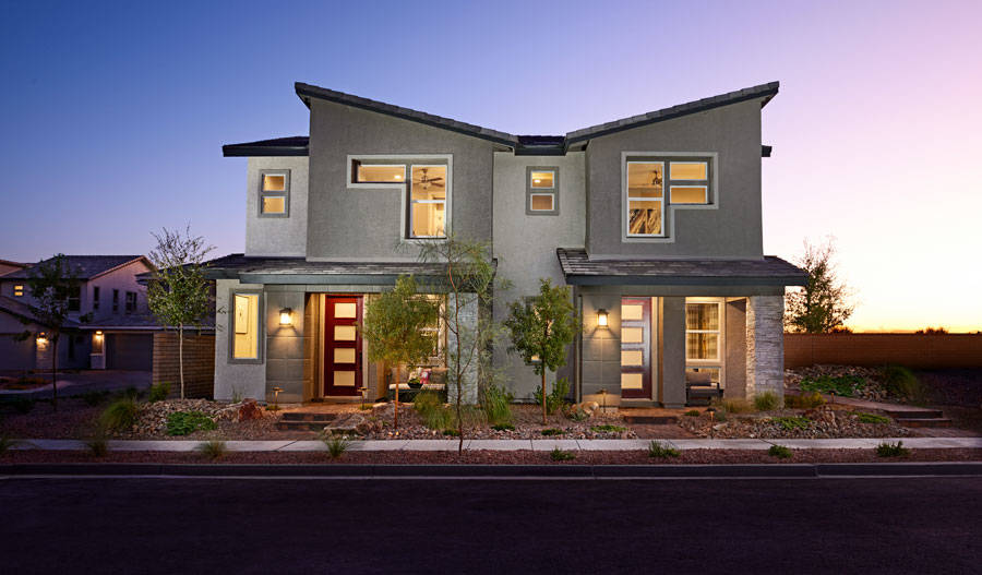 The Arioso neighborhood in Cadence, a Henderson master-planned community, offers two models wit ...