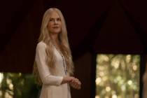 Nicole Kidman is "Masha," a mysterious wellness guru, in Hulu's new limited series "Nine Perfec ...