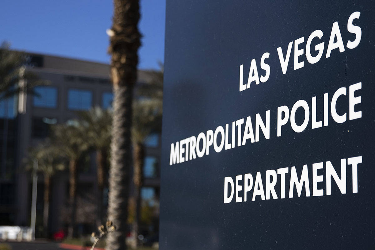 Las Vegas Metropolitan Police Department. (Bizuayehu Tesfaye/Las Vegas Review-Journal) @bizutesfaye