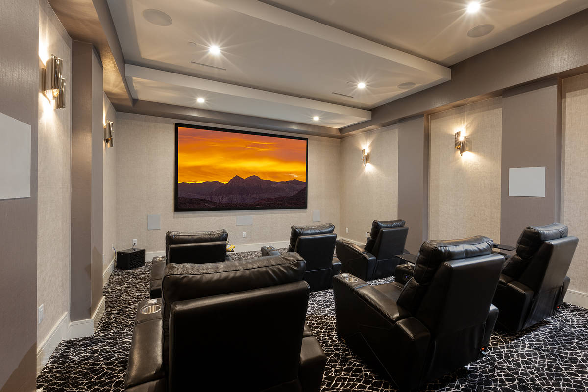 The home theater. (Kristen Routh-Silberman)