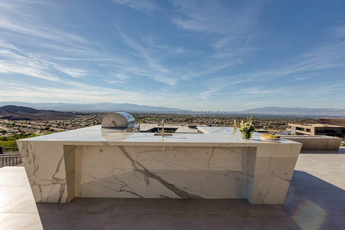 The outdoor kitchen. (Kristen Routh-Silberman)