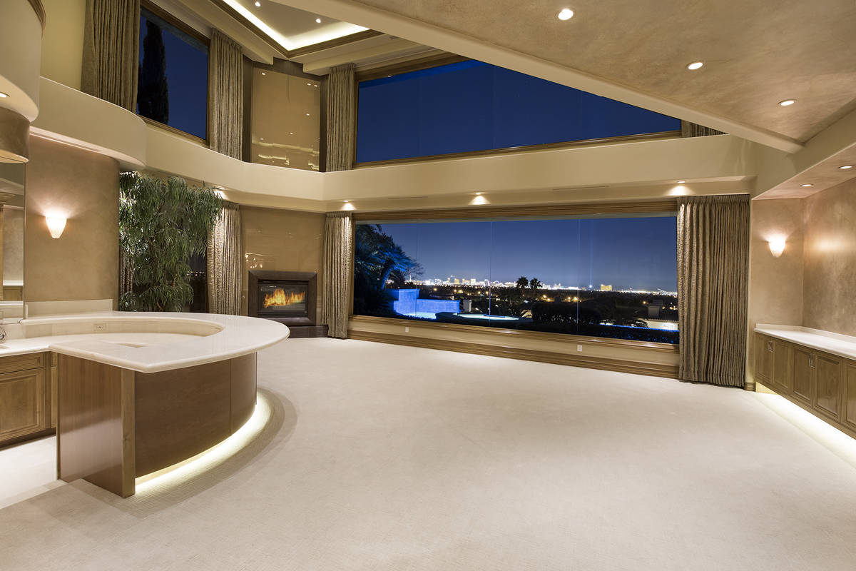 The living room. (Las Vegas International Realty)