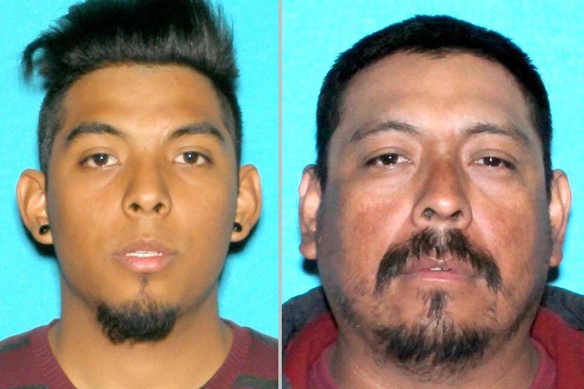 Erick Rangel-Ibarra, left, and Jose Rangel (Las Vegas Metropolitan Police Department)