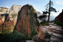 Angel's Landing is seen in Zion National Park in Utah. (Las Vegas Review-Journal)