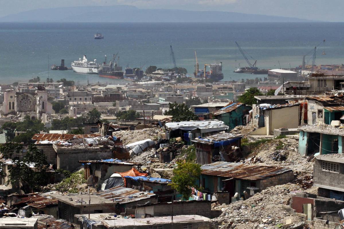 A view of the destroyed neighborhood of Fort-Liberte in Port-au-Prince, Oct. 1, 2010. (Eduardo ...