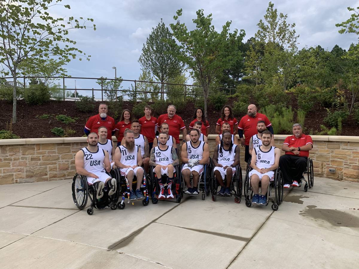 The U.S. Paralympic wheelchair rugby team. Photo courtesy of Bob Murray and USA Wheelchair Rugby.