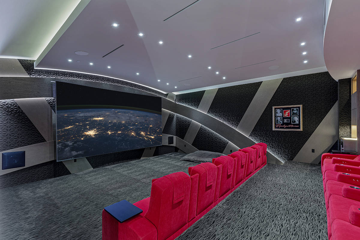 The home theater. (The Ivan Sher Group)