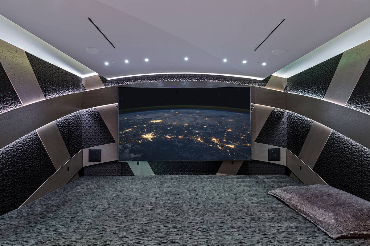 The home theater. (The Ivan Sher Group)