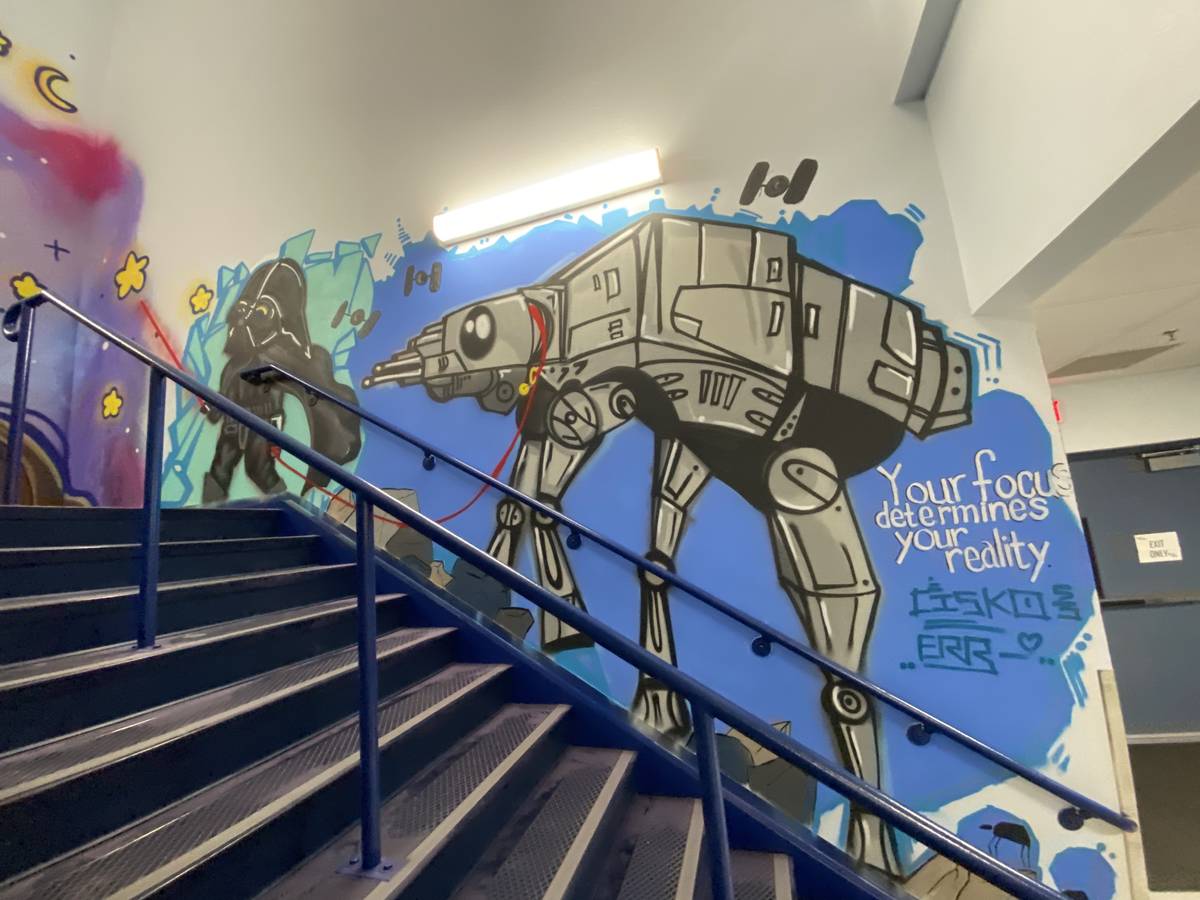 Graffiti Park painted murals at local schools Arts & Culture