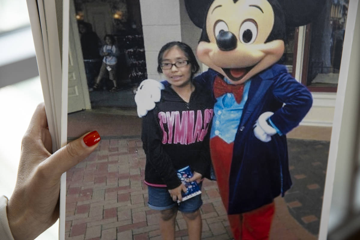 A photo of 11-year-old Jazmin Espana, who was struck and killed by a Republic Services garbage ...