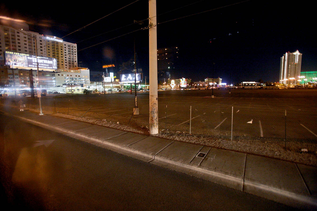 The location where rapper Tupac Shakur's was murdered in seen in a photo from Oct 2007. (Louie ...