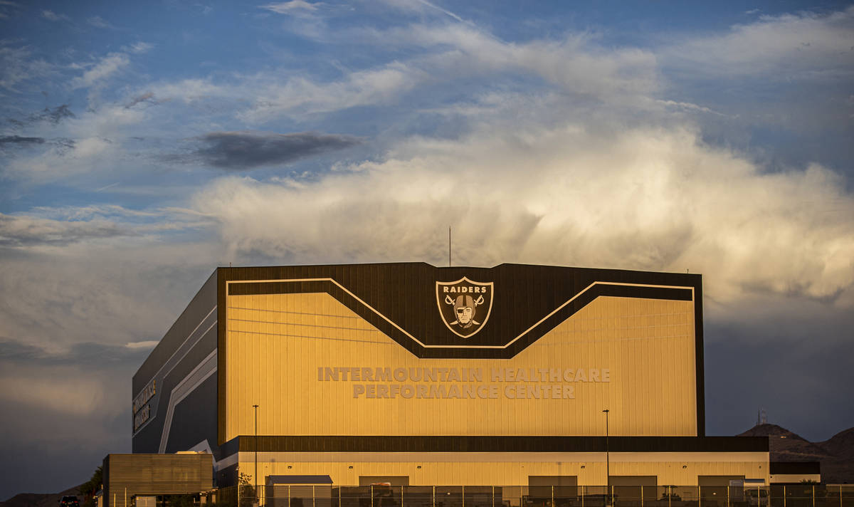Raiders Headquarters and Intermountain Healthcare Performance Center on Monday, Aug. 30, 2021, ...