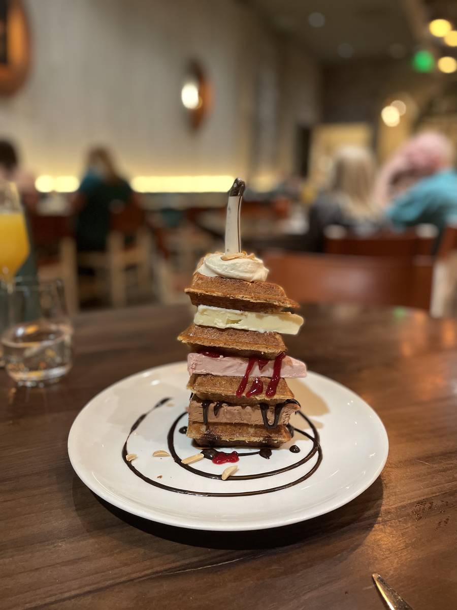 New brunch menu on Las Vegas Strip has Waffle Tower Las Vegas ReviewJournal