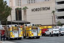 Las Vegas police were investigating a report of a suspicious device near the Fashion Show mall ...