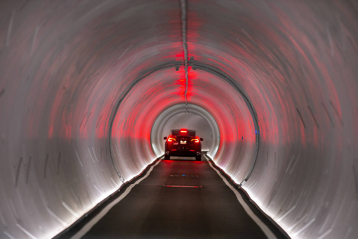 Unauthorized Tesla entered Boring people-mover tunnels in June