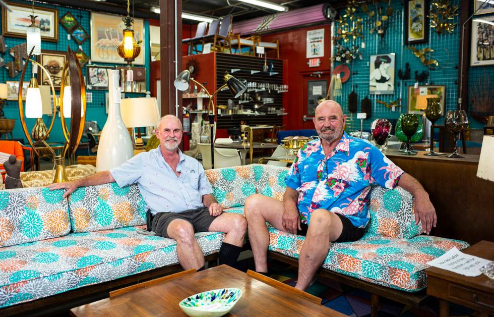 Bill Johnson and Marc Comstock opened their eclectic Main Street vintage store, Retro Vegas, du ...