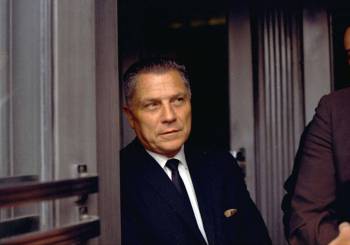 In this Aug. 21, 1969 record  photo, Teamsters Union person  James Hoffa is shown successful  Chattanooga, T ...