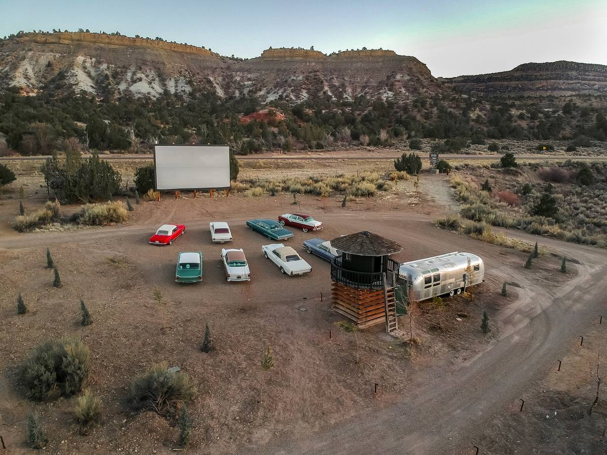 The outdoor movie theater. (Aleks Danielle Butman)