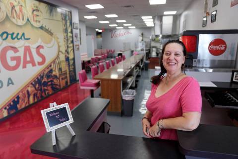 Vickie’s Diner proprietor  Vickie Kelesis, keeping it existent  astatine  her caller   Commercial Center location. ...