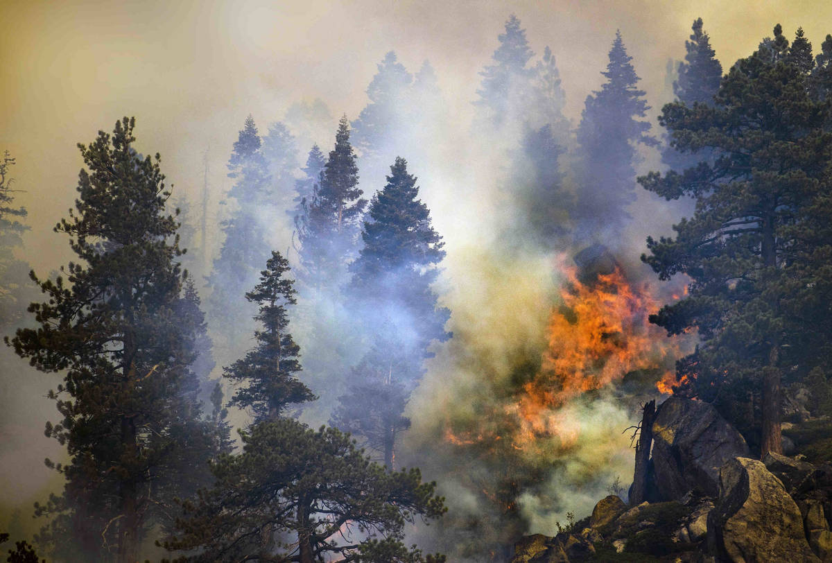 Winds push Caldor Fire closer to Lake Tahoe | Las Vegas Review-Journal
