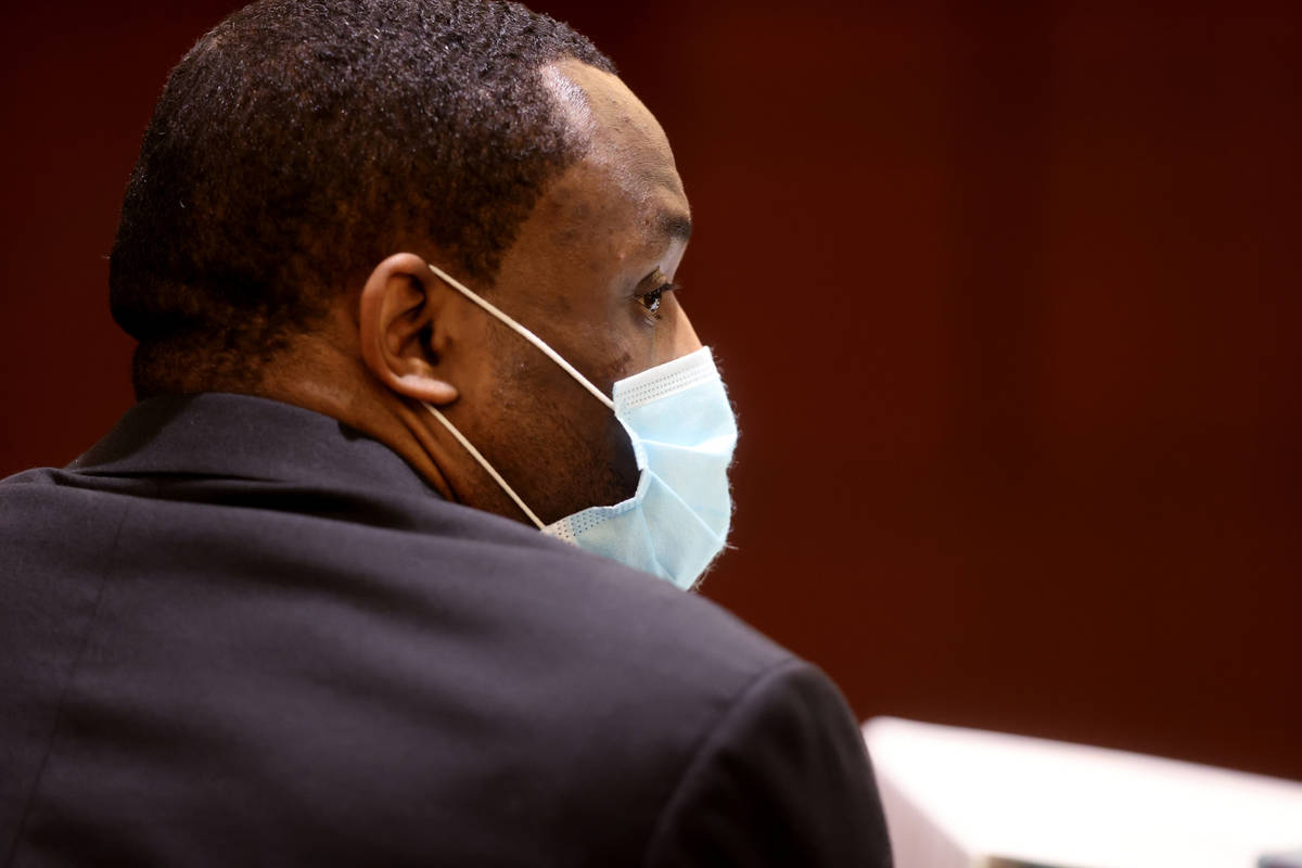 Antonio Bridges, who is charged in the death of his girlfriend's 1-year-old son, during jury se ...