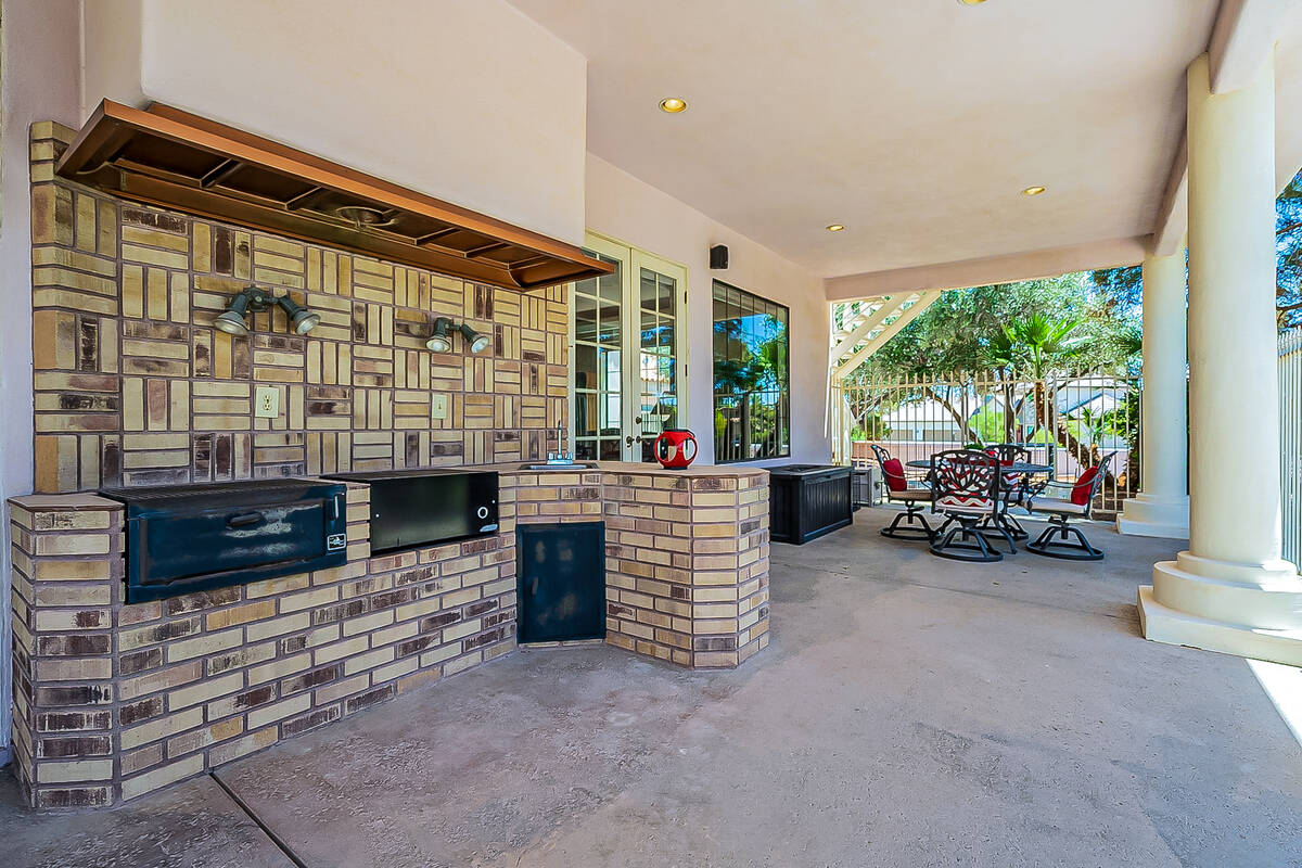 The outdoor kitchen. (BHHS)