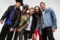 Backstreet Boys, from left, Brian Littrell, AJ McLean, Nick Carter, Kevin Littrell and Howie Do ...