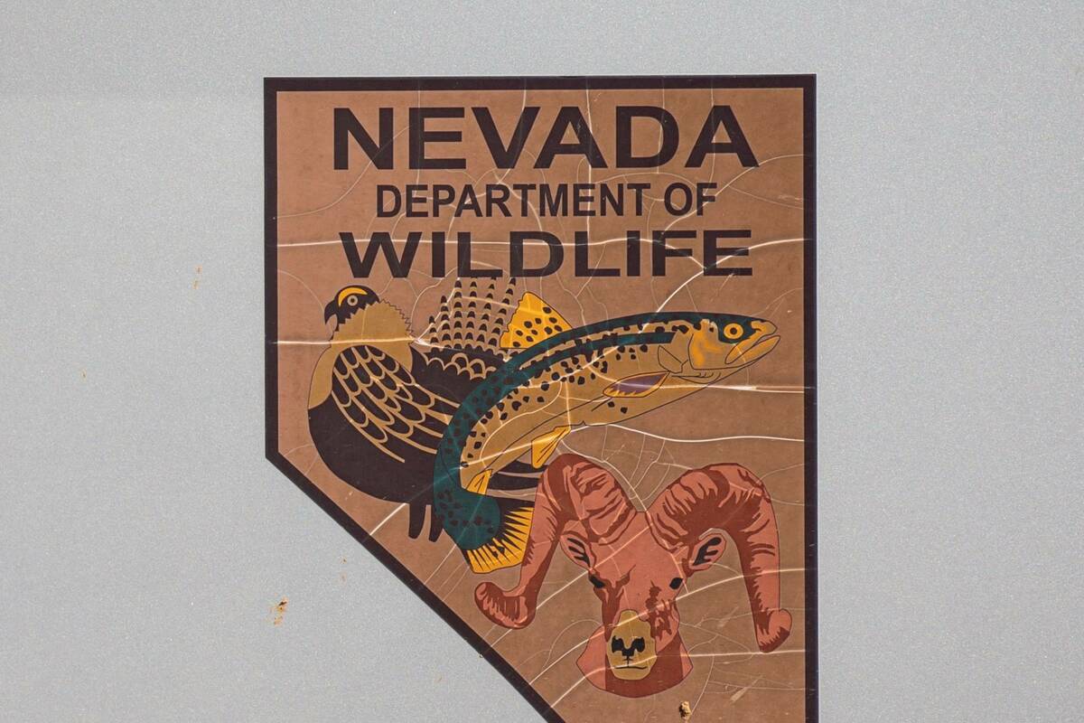A Nevada Department of Wildlife logo (Las Vegas Review-Journal)