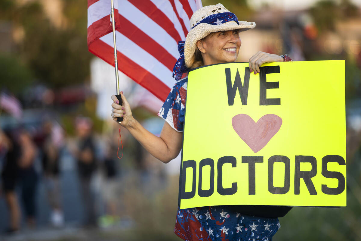 Hundreds of demonstrators with causes ranging from vaccination and mask mandates, to political ...