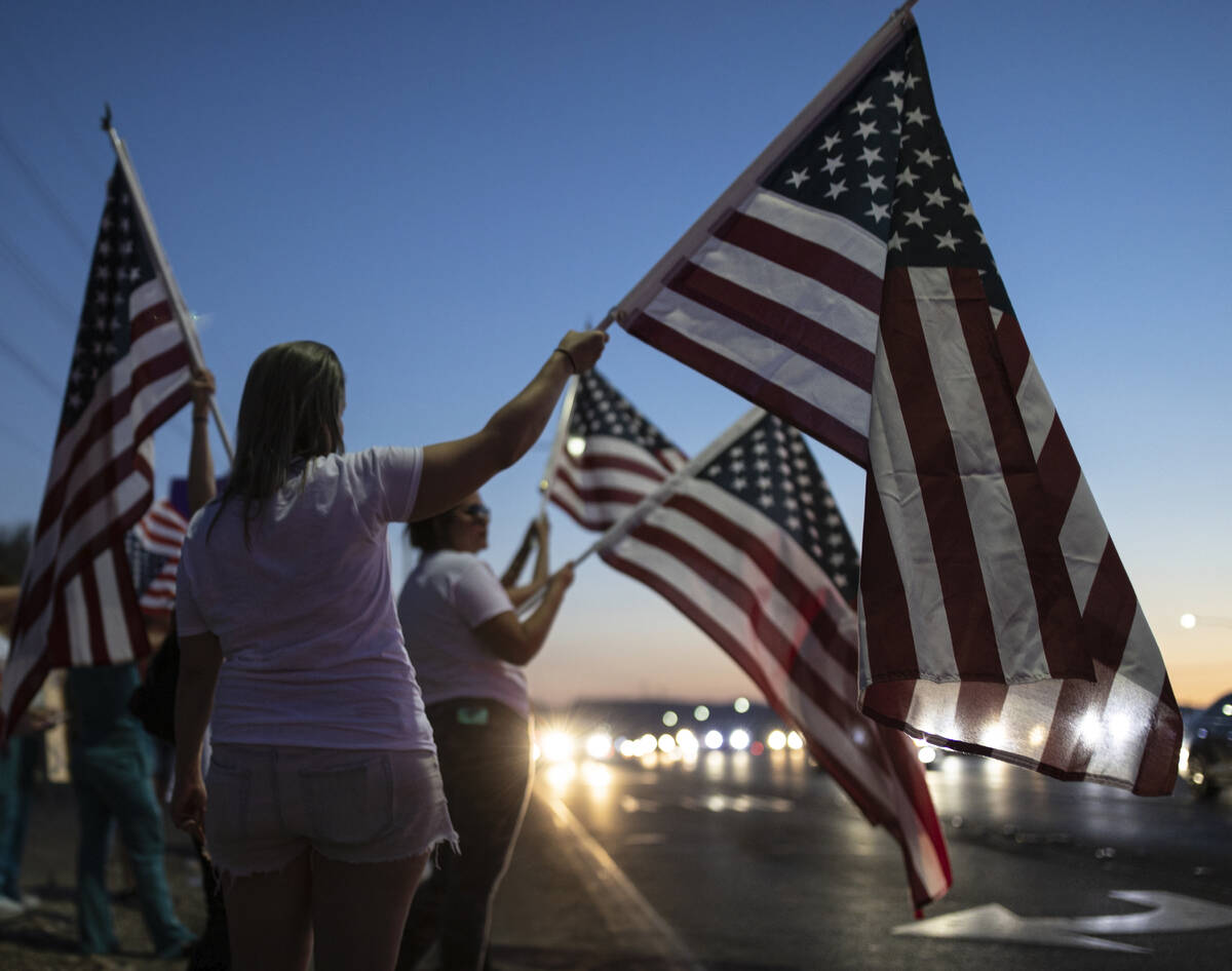 Hundreds of demonstrators with causes ranging from vaccination and mask mandates, to political ...