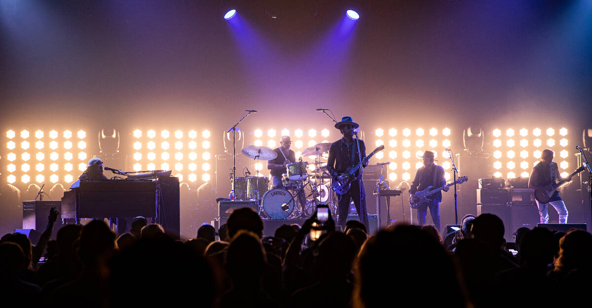 Gary Clark Jr. is shown at the Theater at Virgin Hotels Las Vegas on Saturday, Sept. 11, 2021. ...