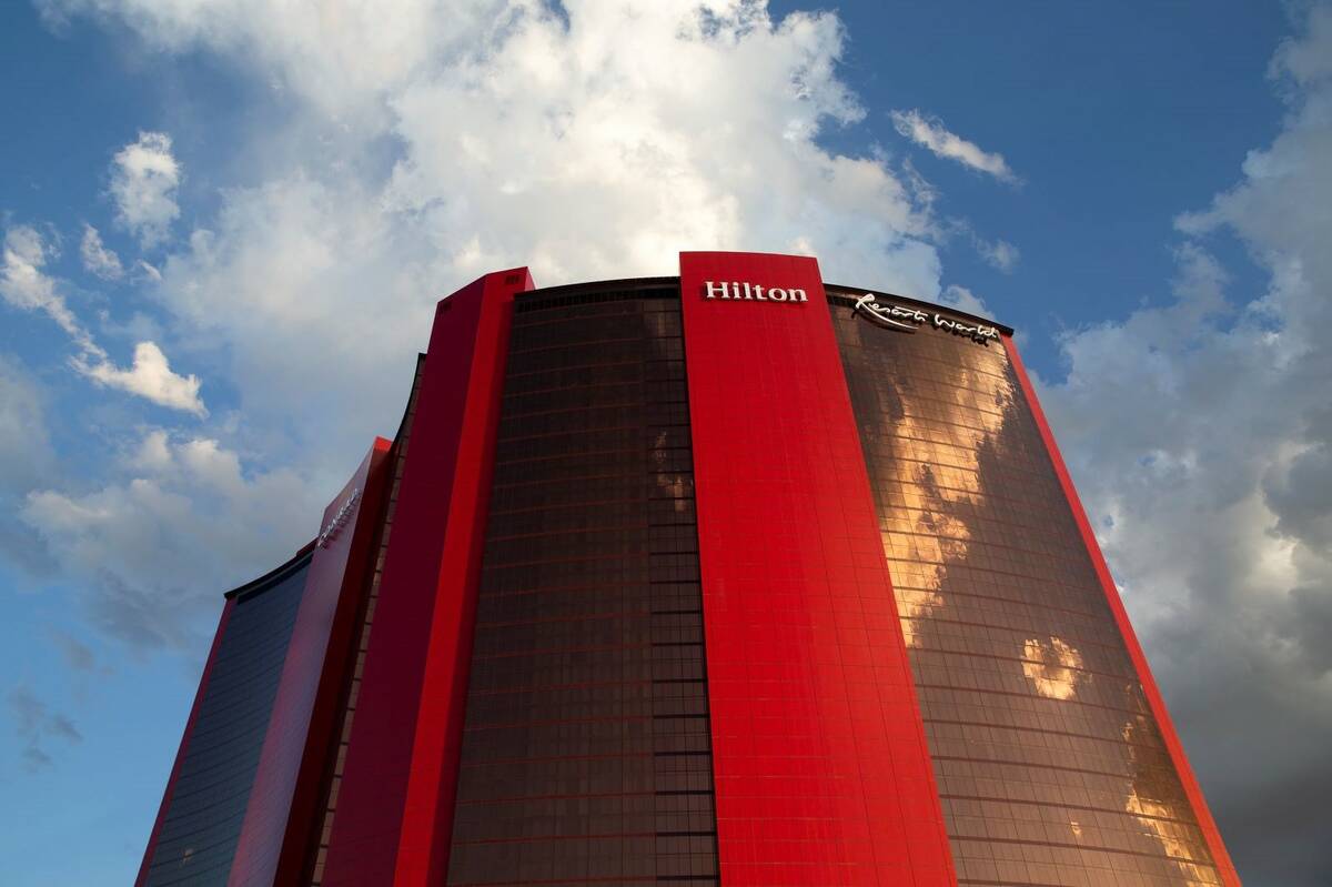 Resorts World Las Vegas is seen on Thursday, June 24, 2021, in Las Vegas. (Ellen Schmidt/Las Ve ...