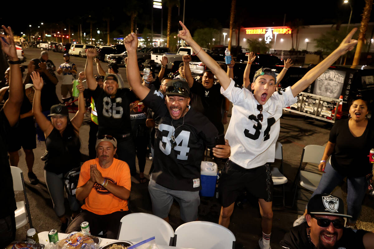 Just Won a Crazy Game, Baby! Raider Fans Debut in Vegas - WSJ