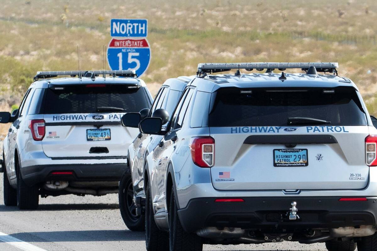 Nevada Highway Patrol is investigating a fatal crash on Interstate 15 near Jean, on Monday, Aug ...