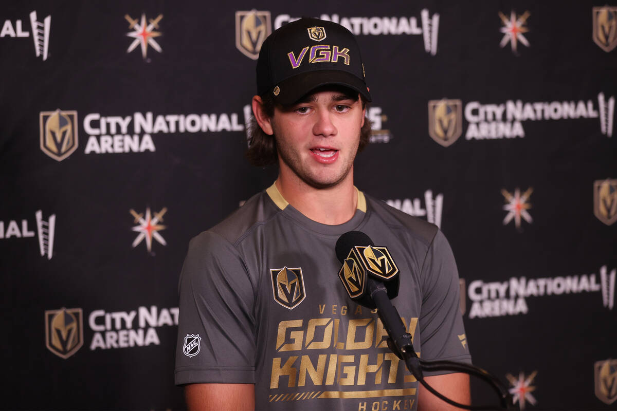 Golden Knights’ Lukas Cormier hopes to impress at rookie camp | Golden