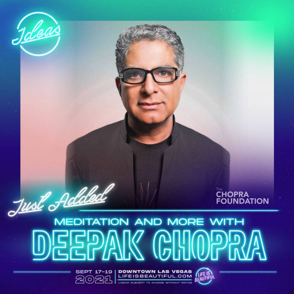 Deepak Chopra, pelopor terkenal di dunia dalam transformasi pribadi dan pendiri The Chopra Fo ...