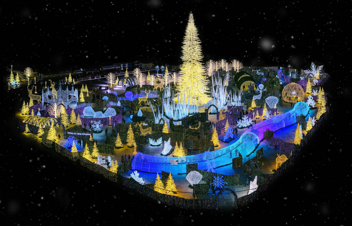 A new Christmas village and light maze are slated to bring holiday cheer to Las Vegas this wint ...