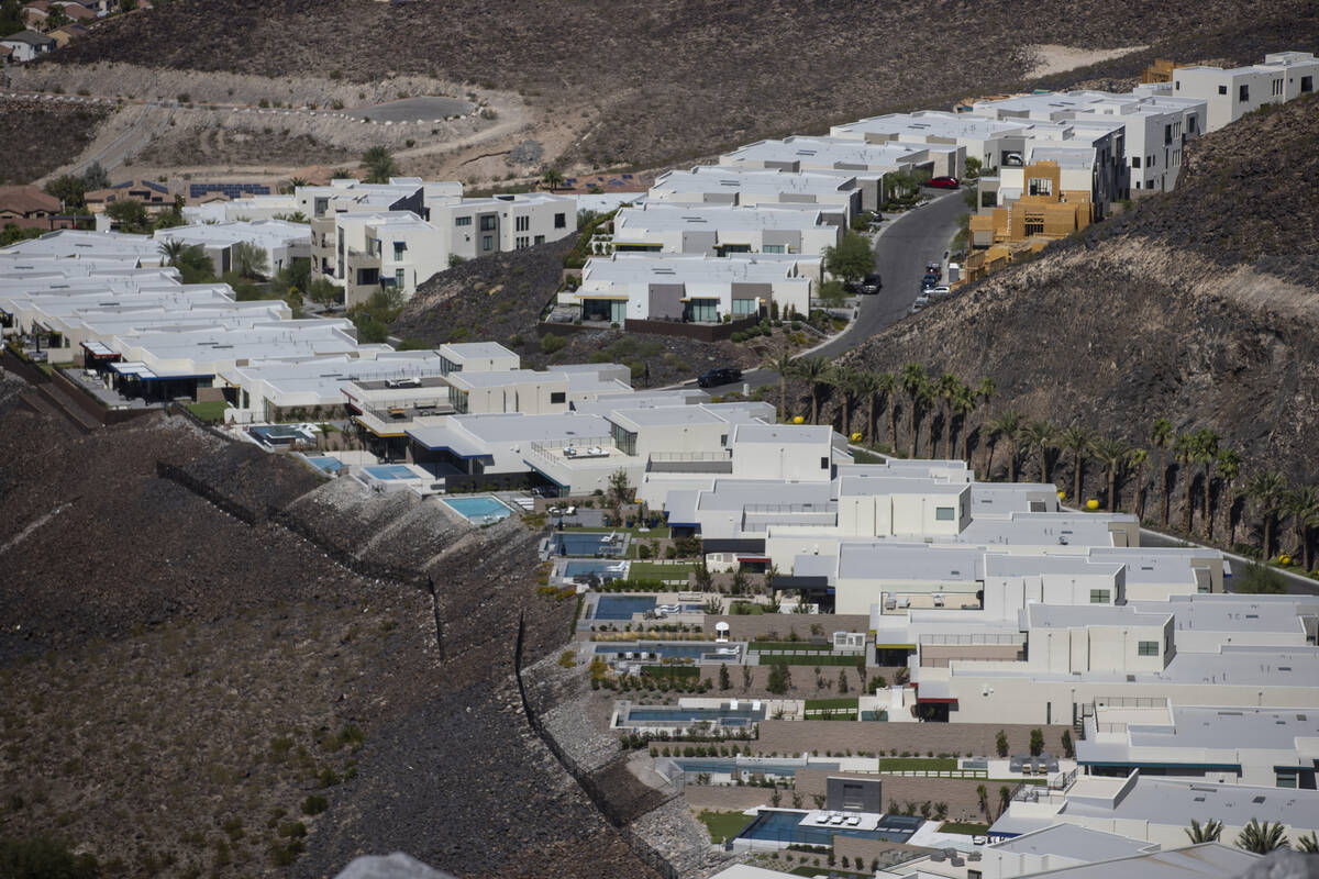 Views from SkyVu, a planned luxury housing project in Henderson's MacDonald Highlands community ...