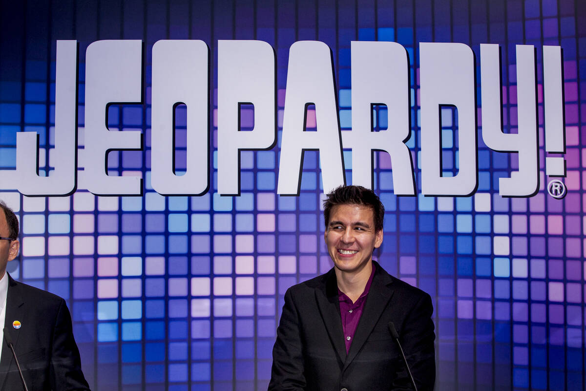 Former "Jeopardy!" champion and Las Vegas resident James Holzhauer is shown on Tuesday, Oct. 15 ...