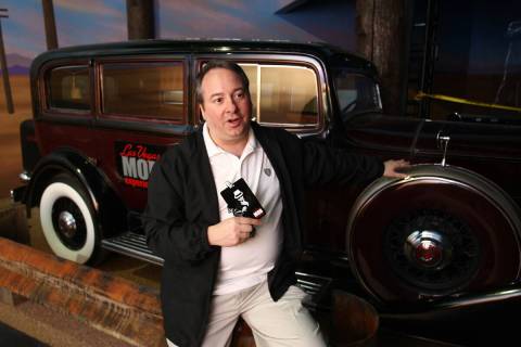 Jay Bloom at the Las Vegas Mob Experience in 2011. (Craig L. Moran/Las Vegas Review-Journal)
