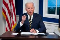 President Joe Biden delivers remarks to the Major Economies Forum on Energy and Climate, in the ...