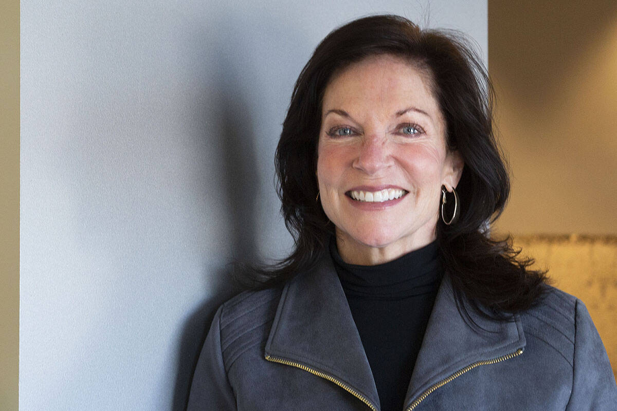 Mary Beth Sewald, president and CEO of the Las Vegas Chamber of Commerce, poses in her office a ...