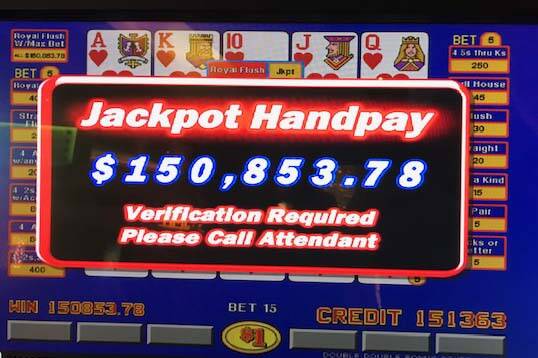 A $15 bet turned into a jackpot win of $150,853.78 at Red Rock Resort on Thursday. (Station Cas ...