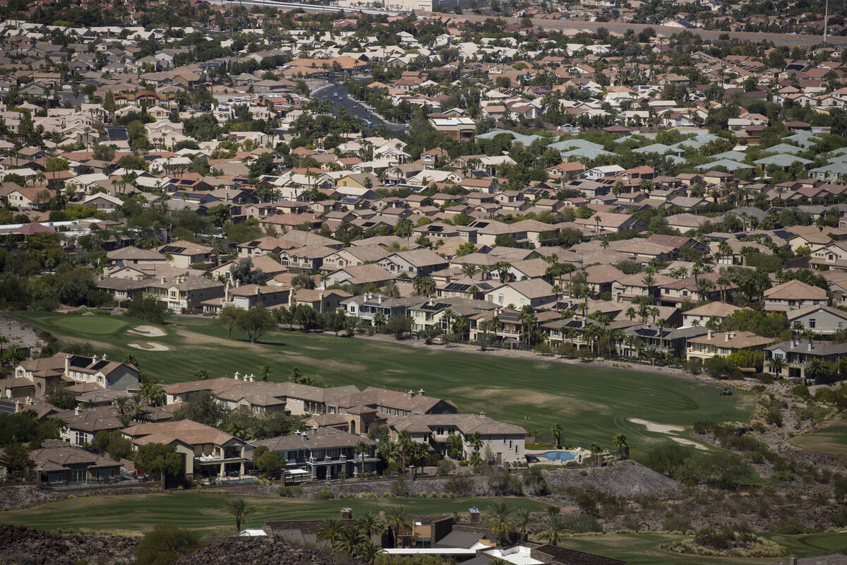 Views from SkyVu, a planned luxury housing project in Henderson's MacDonald Highlands community ...