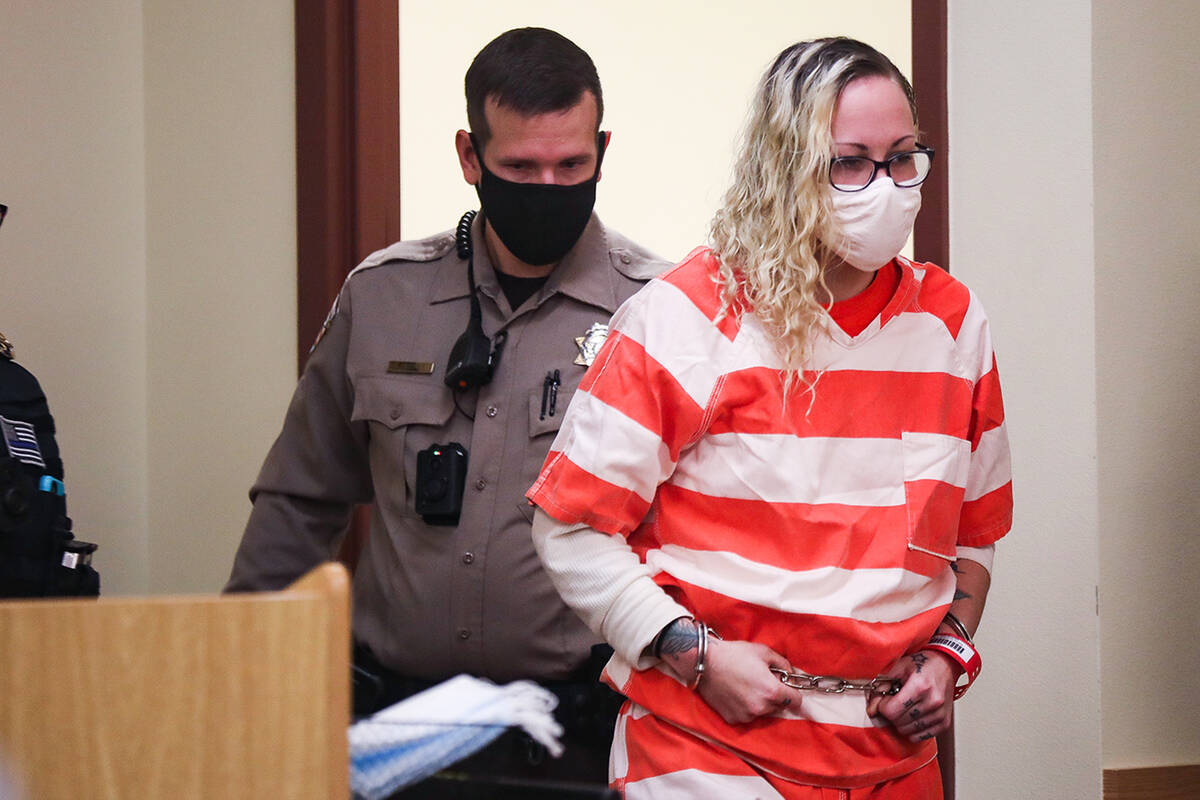 Heather Pate, who with two others is charged with murder with a deadly weapon and kidnapping wi ...